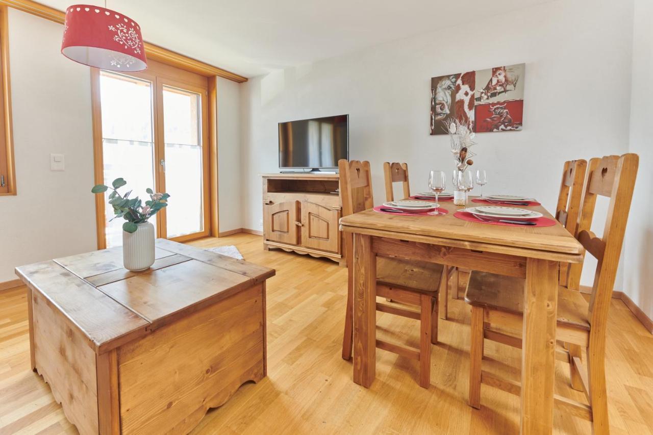 Magnifique appartement aux Diablerets avec vue imprenable Les Diablerets Extérieur photo