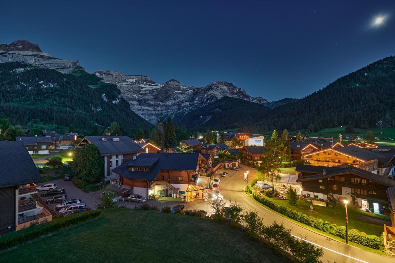 Magnifique appartement aux Diablerets avec vue imprenable Les Diablerets Extérieur photo