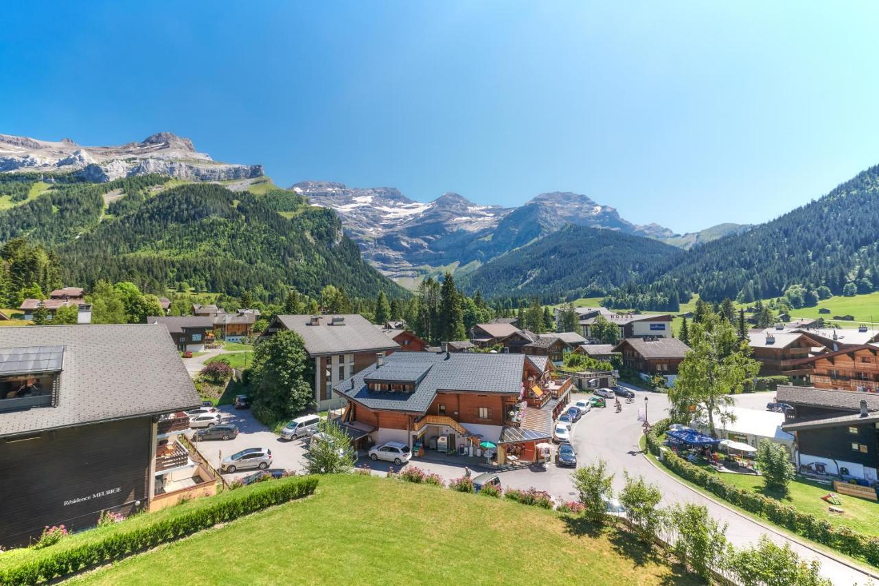 Magnifique appartement aux Diablerets avec vue imprenable Les Diablerets Extérieur photo